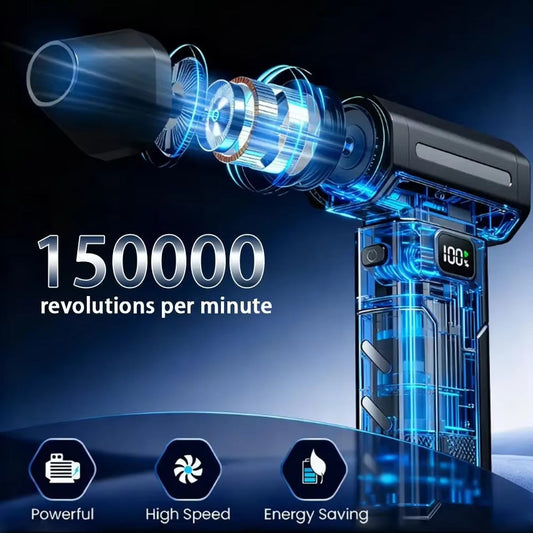 X8 Turbo Jet Fan Blower 150000RPM Portable Electric Air Duster Cleaner