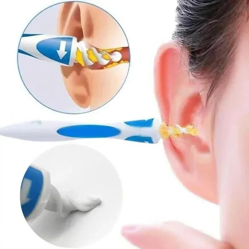 Silicone Ear Wax Remover with 16 Replacement Tips