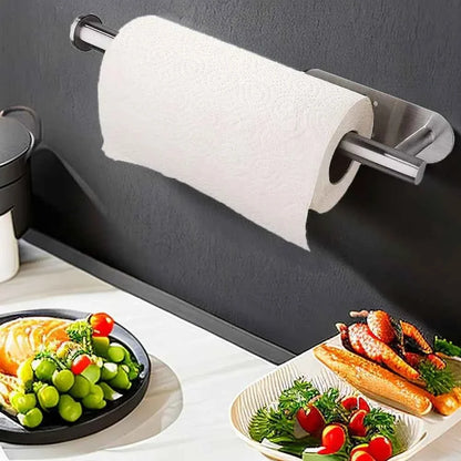 Adhesive Paper Towel Holder for Kitchen & Bathroom Storage