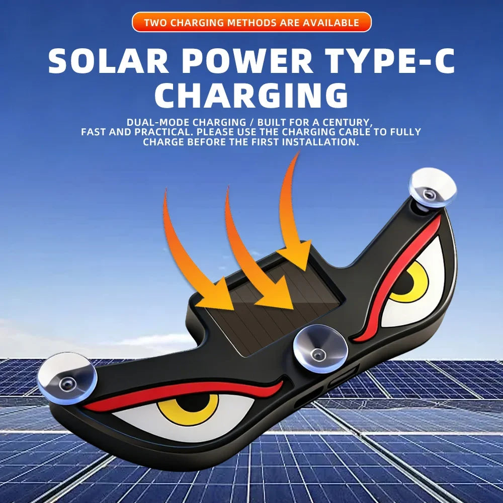 Neon Eye Solar Powered