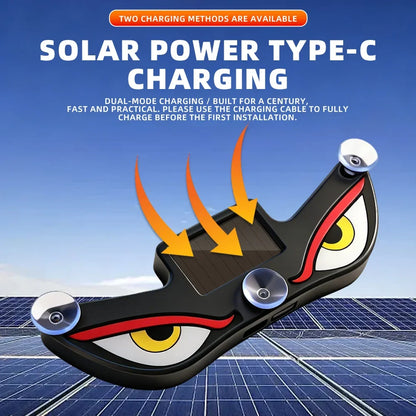 Neon Eye Solar Powered