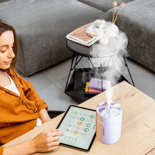 AirMist Mini Humidifier — 180ml USB Aromatherapy Diffuser