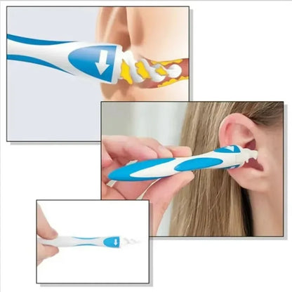 Silicone Ear Wax Remover with 16 Replacement Tips