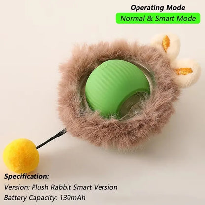 The Growing Mart Interactive Cat Toy – Automatic Rolling Smart Ball for Endless Play