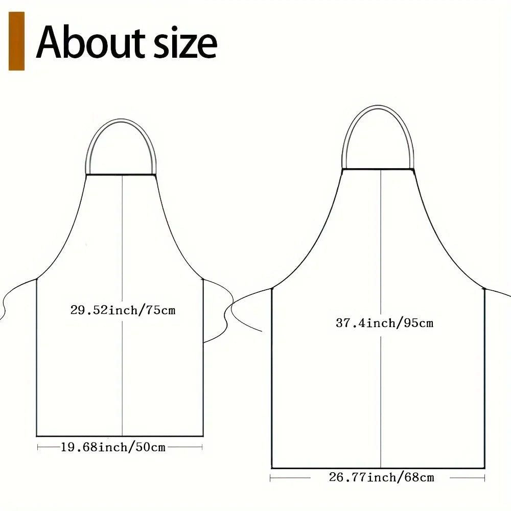 Cute Cat Pattern Polyester Apron