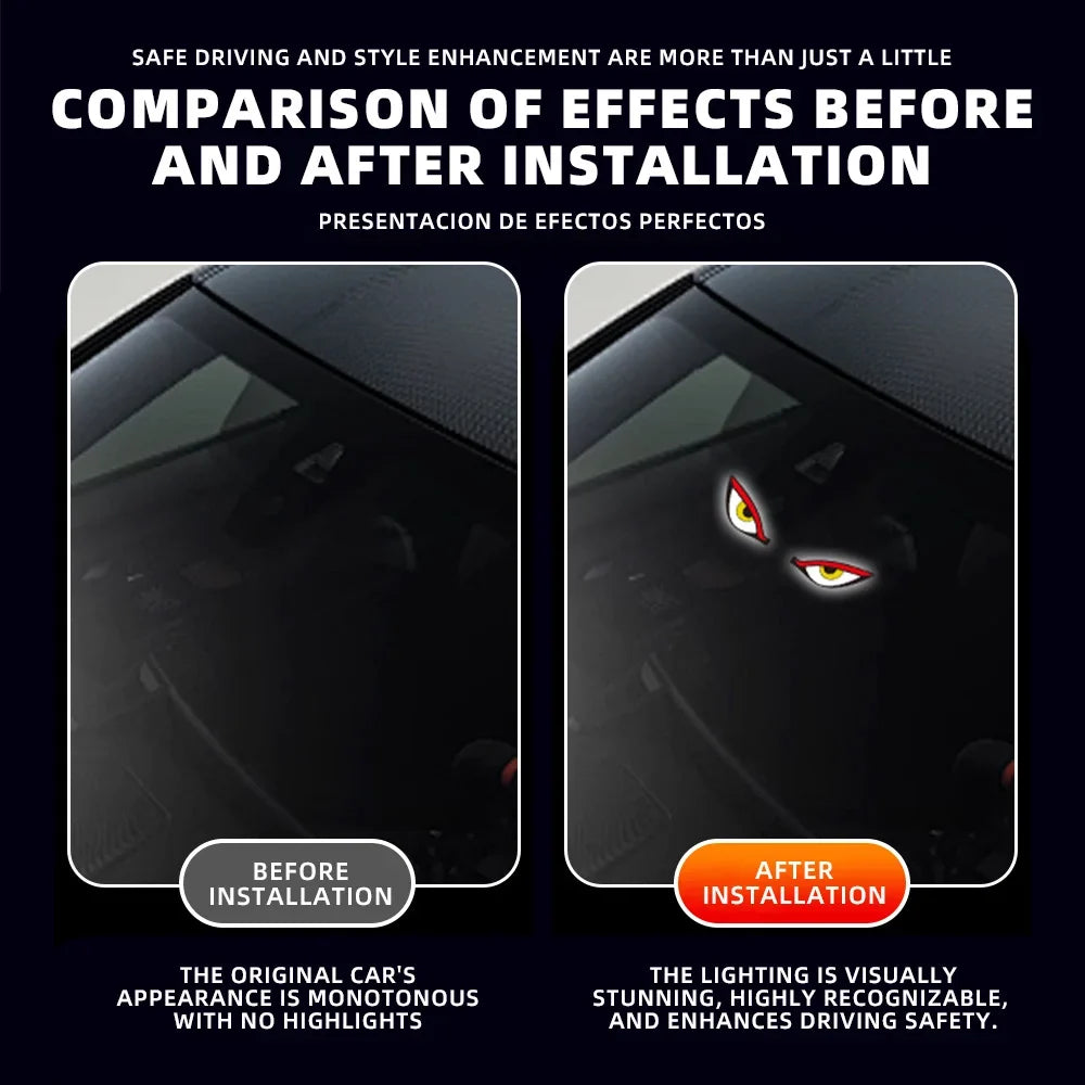 Neon Eye Solar Powered