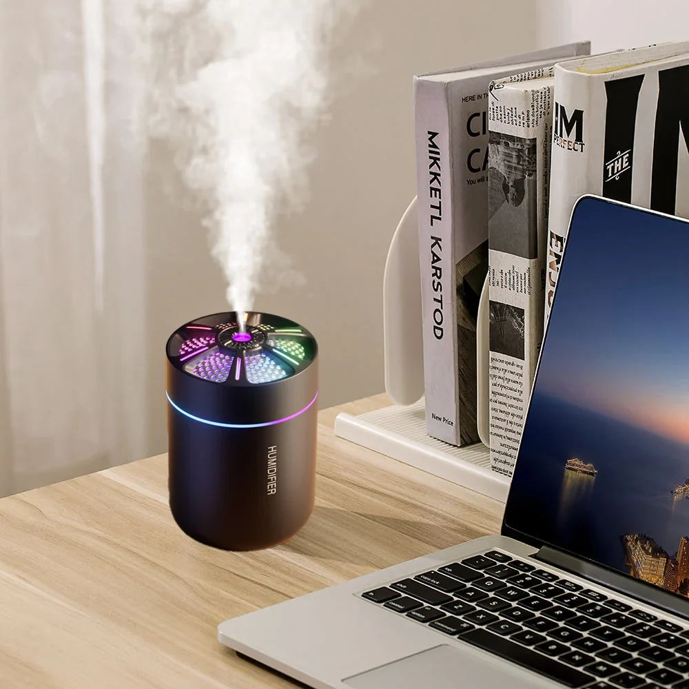 AirMist Mini Humidifier — 180ml USB Aromatherapy Diffuser