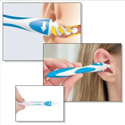 Silicone Ear Wax Remover with 16 Replacement Tips