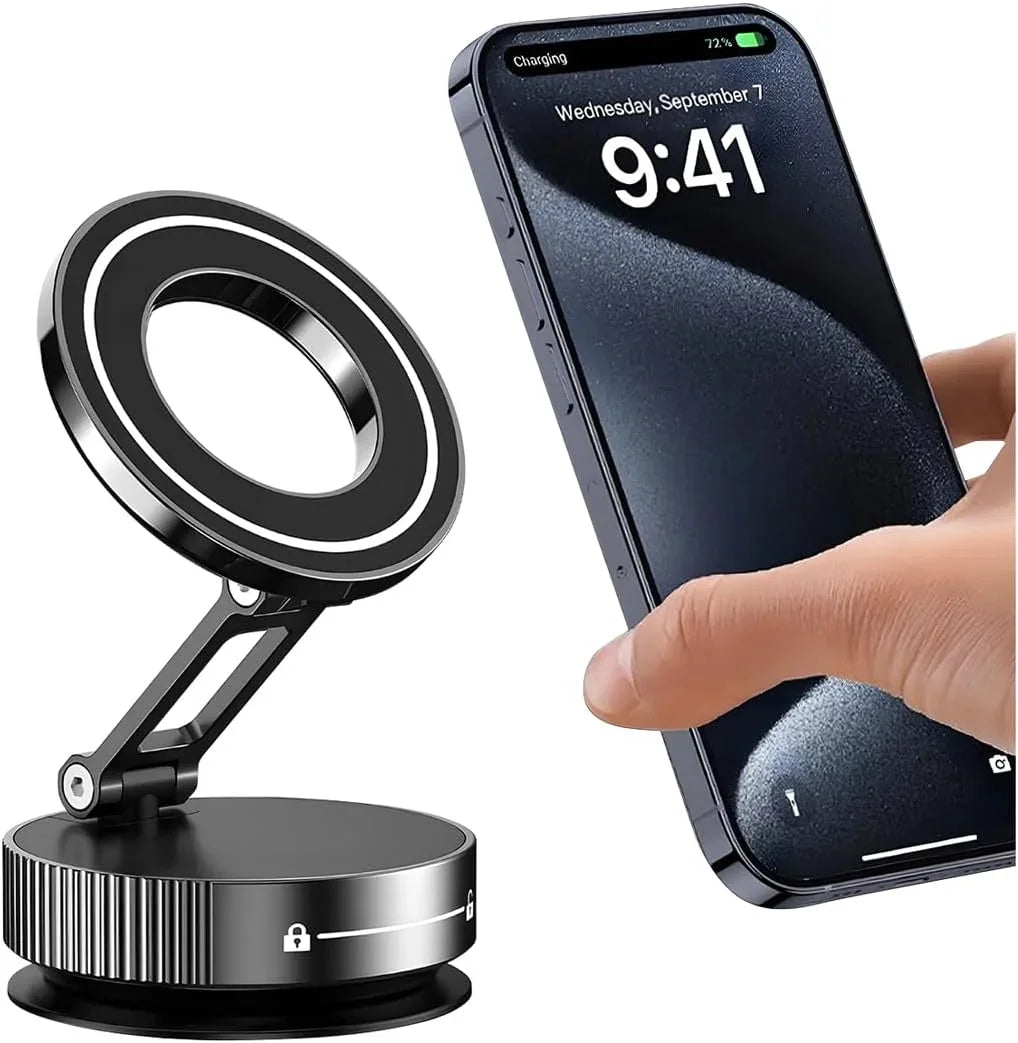 2026 Magnetic vacuum  car phone holder 360 adjustable mount