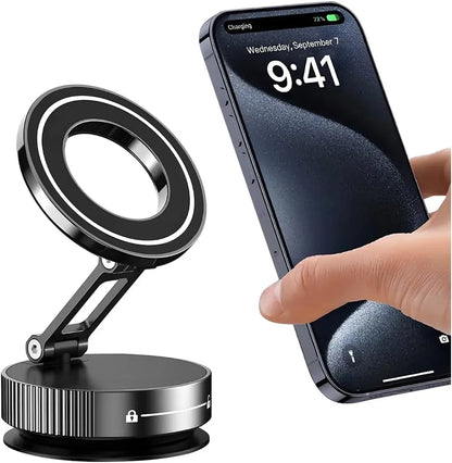 2026 Magnetic vacuum  car phone holder 360 adjustable mount