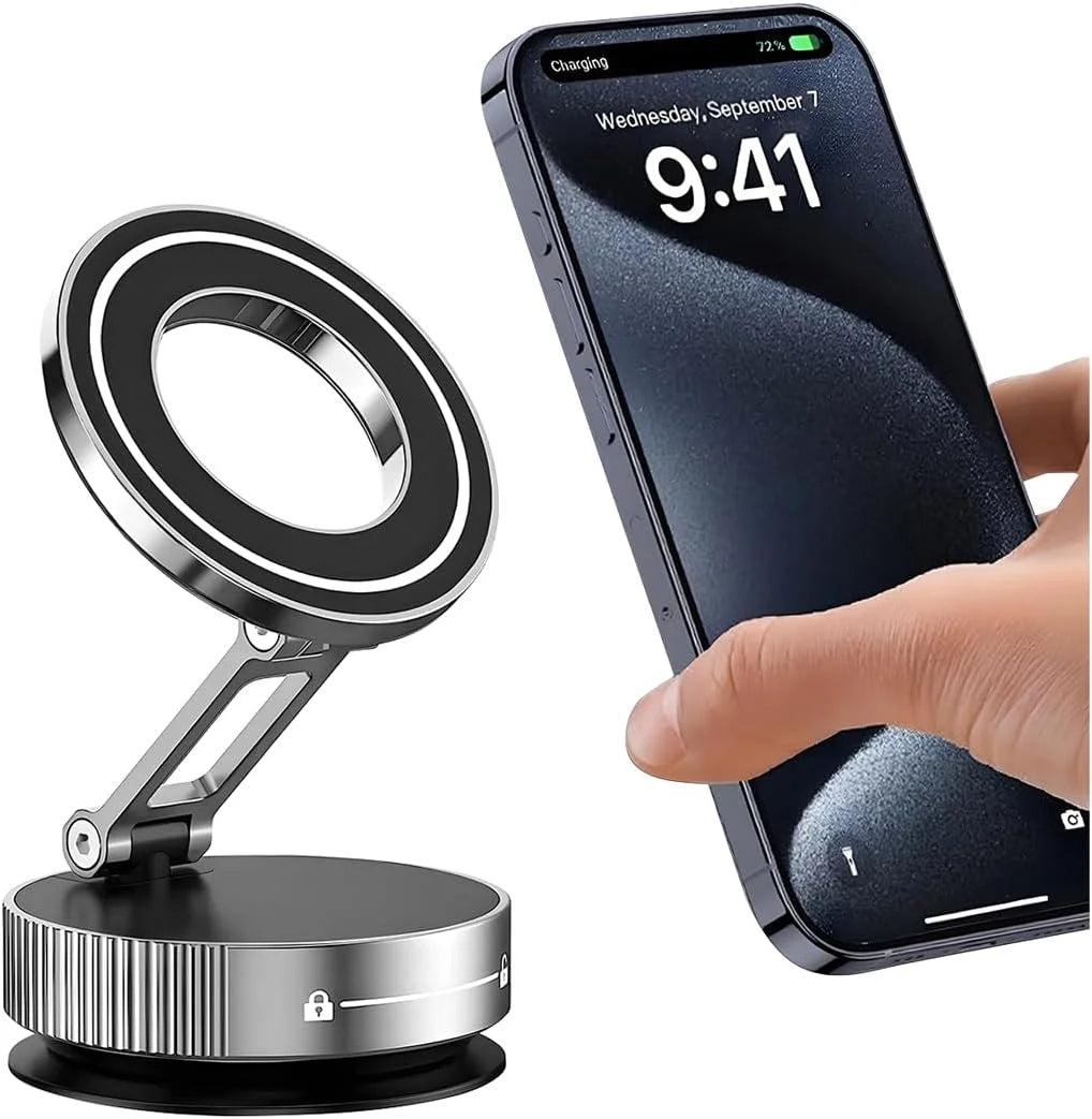 2026 Magnetic vacuum  car phone holder 360 adjustable mount