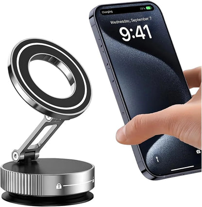 2026 Magnetic vacuum  car phone holder 360 adjustable mount
