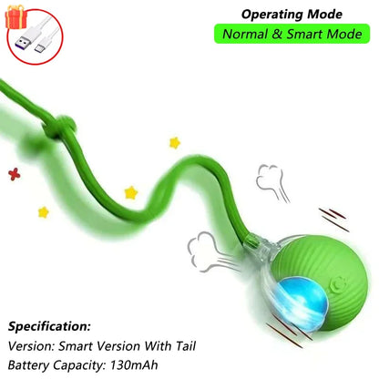 The Growing Mart Interactive Cat Toy – Automatic Rolling Smart Ball for Endless Play