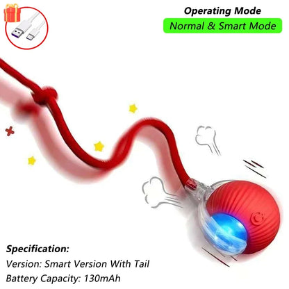The Growing Mart Interactive Cat Toy – Automatic Rolling Smart Ball for Endless Play