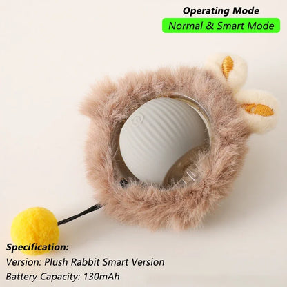 The Growing Mart Interactive Cat Toy – Automatic Rolling Smart Ball for Endless Play