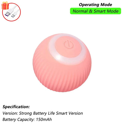 The Growing Mart Interactive Cat Toy – Automatic Rolling Smart Ball for Endless Play