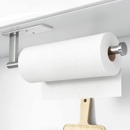 Adhesive Paper Towel Holder for Kitchen & Bathroom Storage
