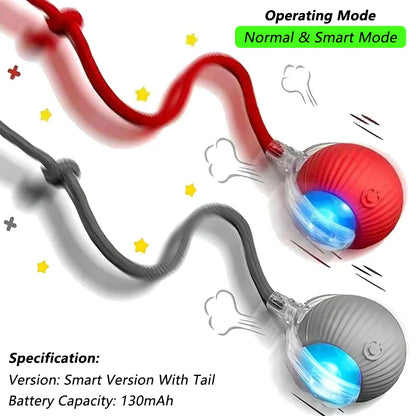 The Growing Mart Interactive Cat Toy – Automatic Rolling Smart Ball for Endless Play