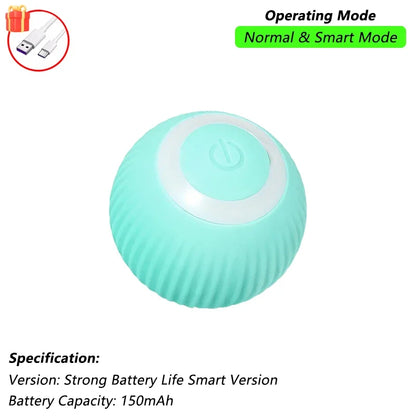 The Growing Mart Interactive Cat Toy – Automatic Rolling Smart Ball for Endless Play