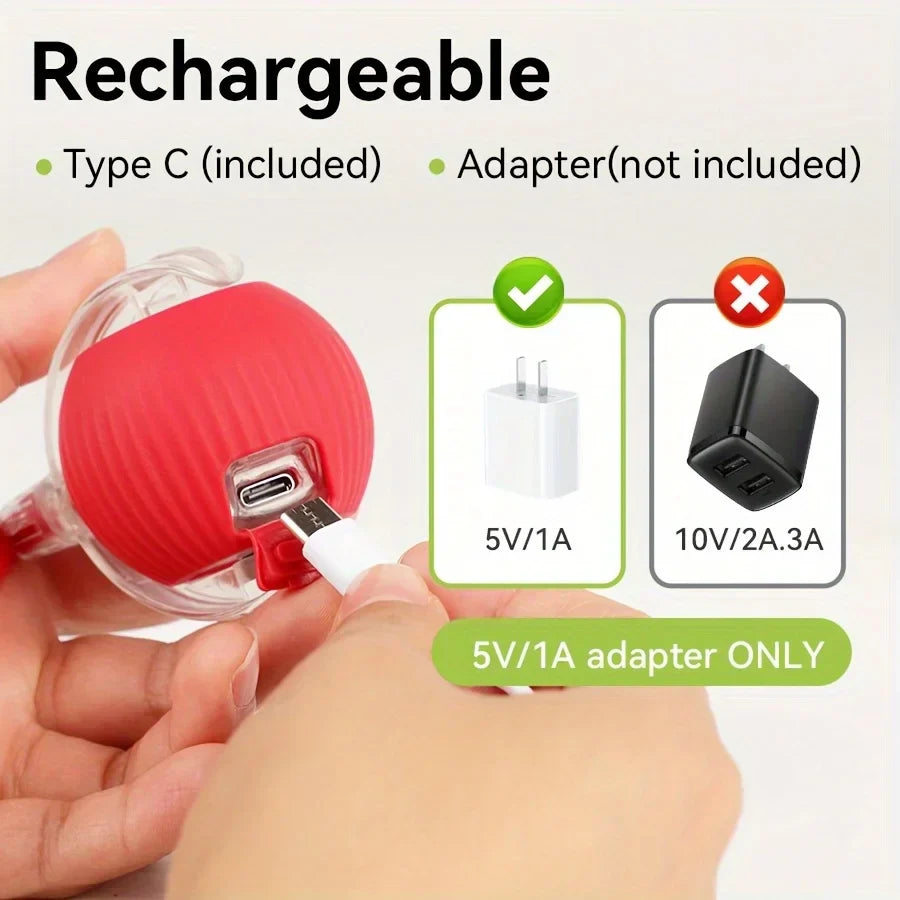 The Growing Mart Interactive Cat Toy – Automatic Rolling Smart Ball for Endless Play