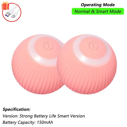 The Growing Mart Interactive Cat Toy – Automatic Rolling Smart Ball for Endless Play