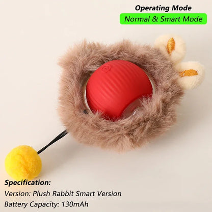 The Growing Mart Interactive Cat Toy – Automatic Rolling Smart Ball for Endless Play